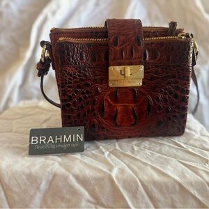 NEW! Brahmin Crossbody Bag in Mojito Pecan Melbourne